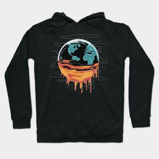 Midway: Earth's climate message - Global Warming Hoodie